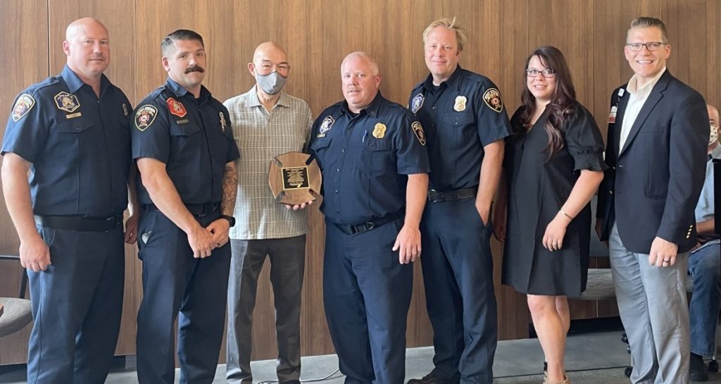Utah Members Honored for Saving One of Their Own IAFF
