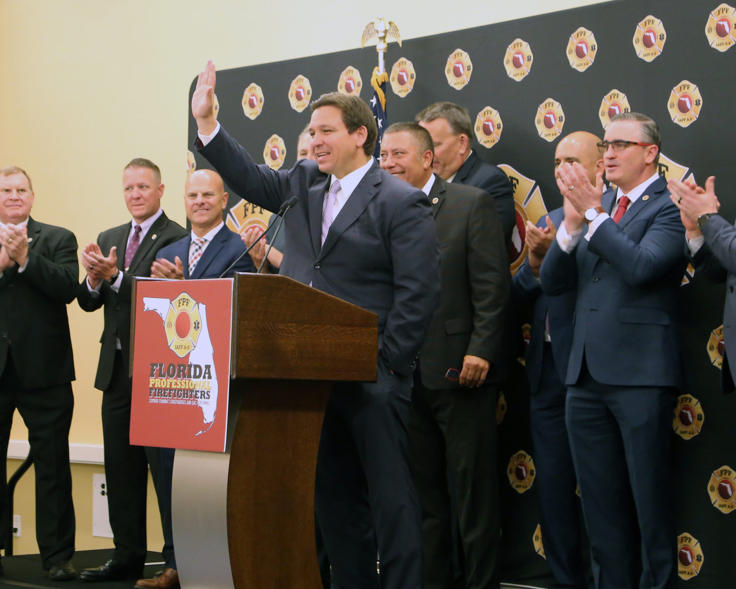 Florida Professional Firefighters Endorse DeSantis for ReElection IAFF